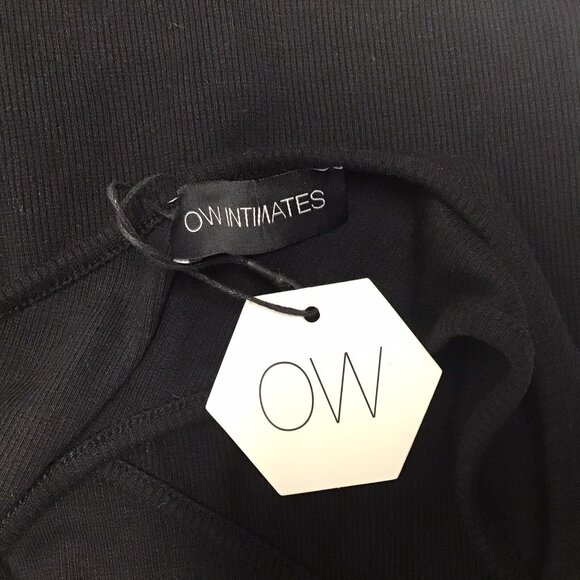 OW Intimates Revolve NWT Black Nadine Bodysuit Cut Out Sexy NEW Size Medium - Picture 7 of 12